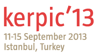 kerpic’13, 11-15 September 2013, Istanbul, Turkey kerpic’13, 11-15 September 2013, Istanbul, Turkey