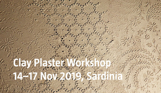 Clay Plaster Workshop, 14-17 Nov 2019, Sardinia Clay Plaster Workshop, 14-17 Nov 2019, Sardinia