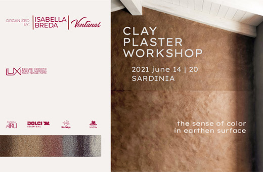 Clay Plaster Workshop, Sardinia, June 2021