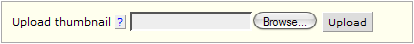 Images &rsaquo; Upload thumbnail